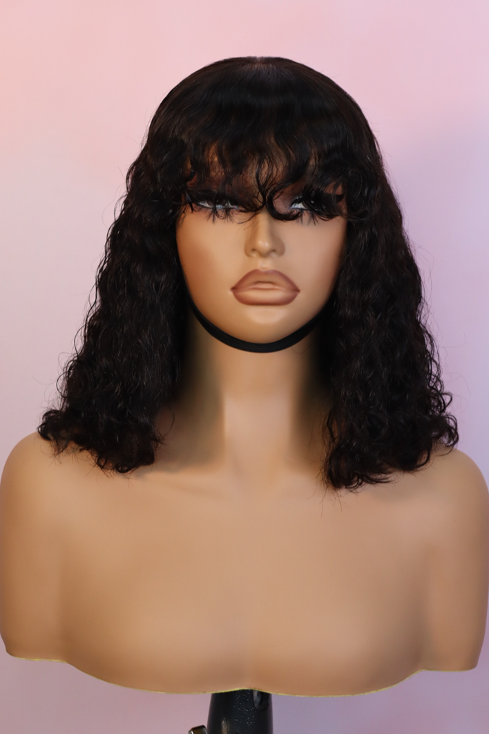 Peruvian 5x5 Lace Wig WL04 Nat 8 inch