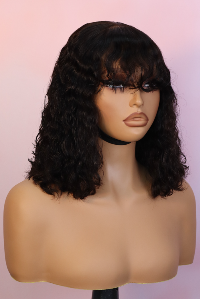 Peruvian 5x5 Lace Wig WL04 Nat 8 inch