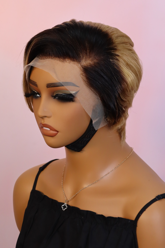 Brazilian 13x4 Lace Frontal Wig Pixie Cut