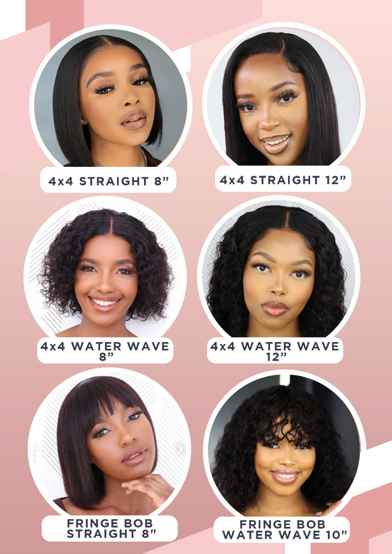 6 Wig Wholesale Combo 2