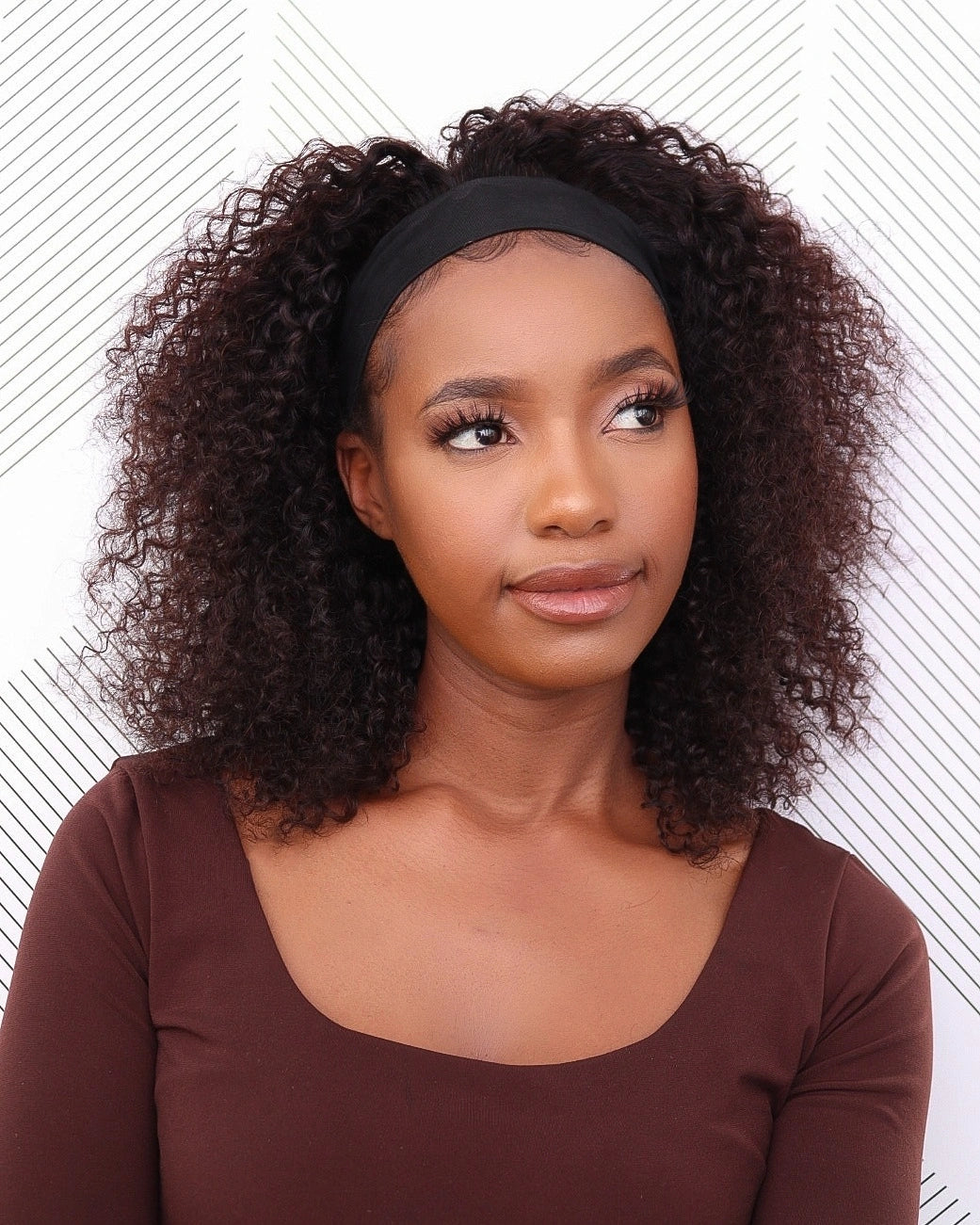 Brazilian Headband Wig - Kinky Curl - 12