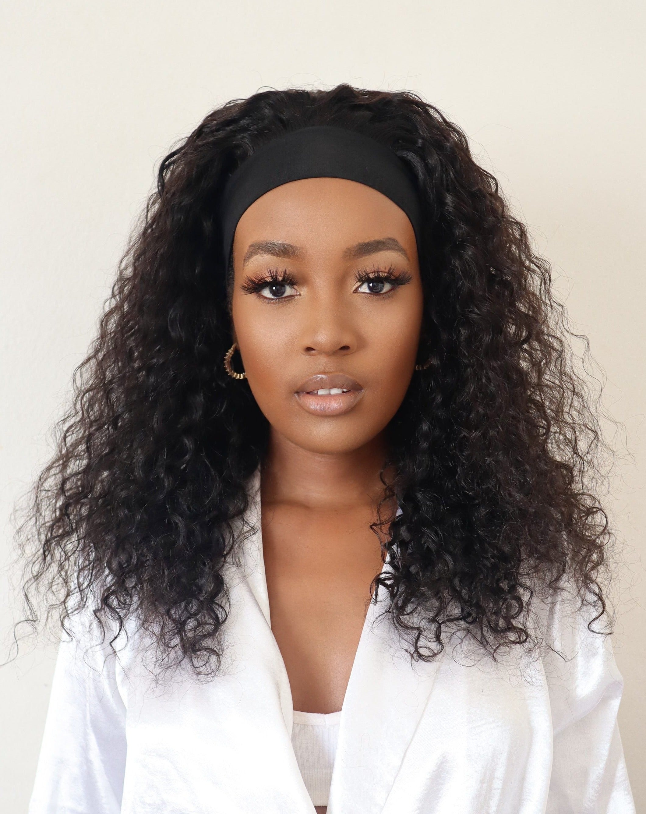 Brazilian Water Wave Headband Wig - 18