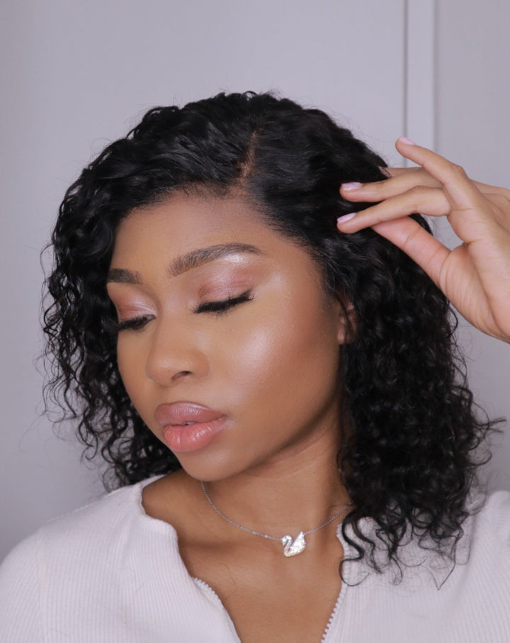 Malaysian Curl Lace Front Wig  - 10"